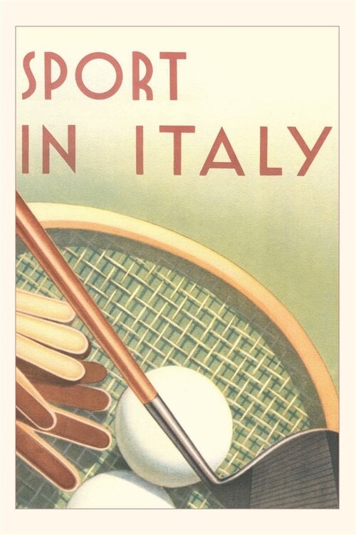 Vintage Journal Sport in Italy Poster (Paperback)