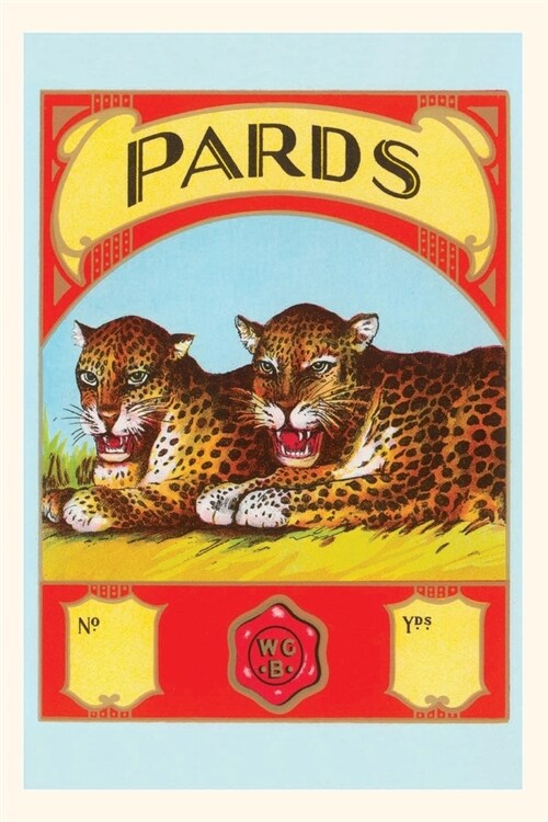 Vintage Journal Pards, Two Snarling Leopards (Paperback)