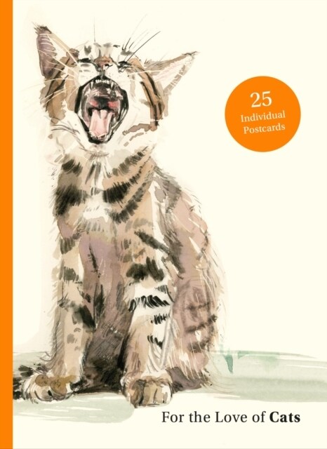 For the Love of Cats: 25 Postcards (Paperback)