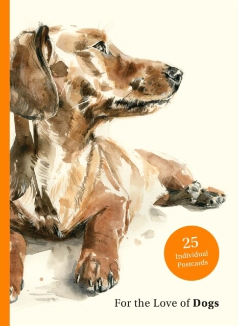 For the Love of Dogs: 25 Postcards (Paperback)