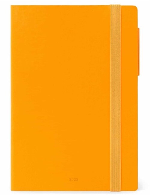 Medium Weekly Diary With Notebook 12 Month 2023 - Mango (Diary)