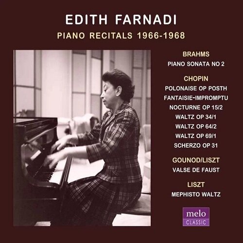 [수입] 에디트 파르나디 - 피아노 리사이틀 실황 (1966-1968)