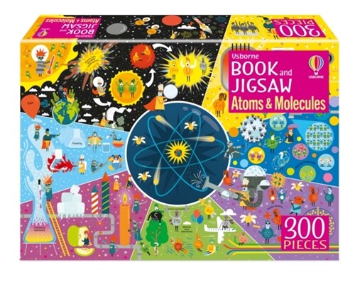 Usborne Book and Jigsaw Atoms and Molecules (Paperback)