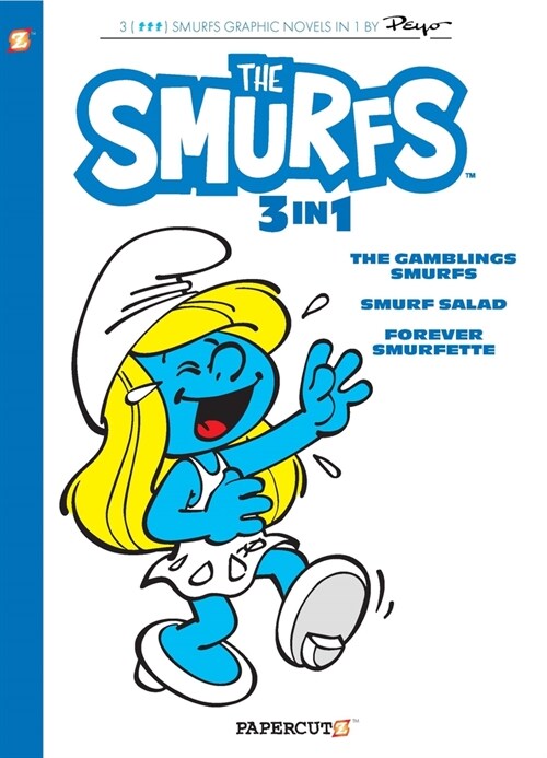 Smurfs 3 in 1 Vol. 9: Collecting the Gambling Smurfs, Smurf Salad and Forever Smurfette (Paperback)