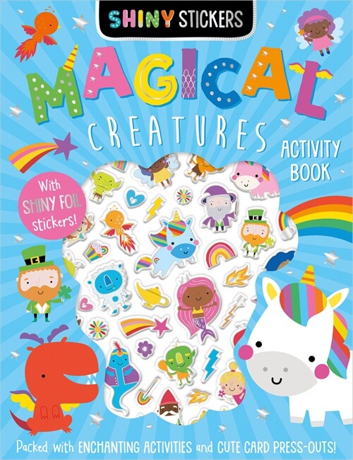 Shiny Stickers Magical Creatures (Paperback)