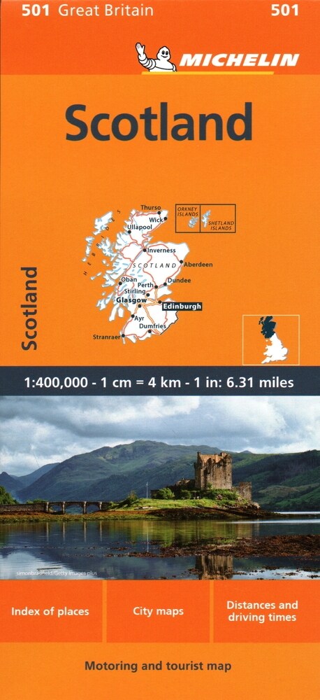 Great Britain: Scotland Map # 501 (Folded, 11)
