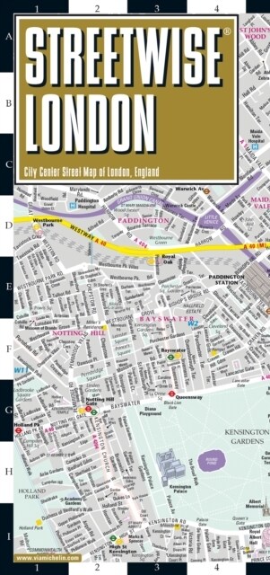Streetwise London Map - Laminated City Center Street Map of London, England (Folded)