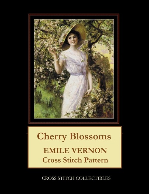 Cherry Blossoms: Emile Vernon Cross Stitch Pattern (Paperback)