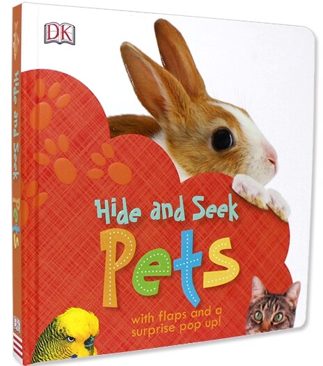 DK Hide and Seek Pets 반려동물 찾기 (팝업북 / 플랩북) (Board Book)