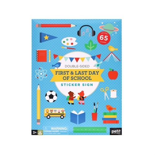 First & Last Day of School Sticker Sign (Board Games)