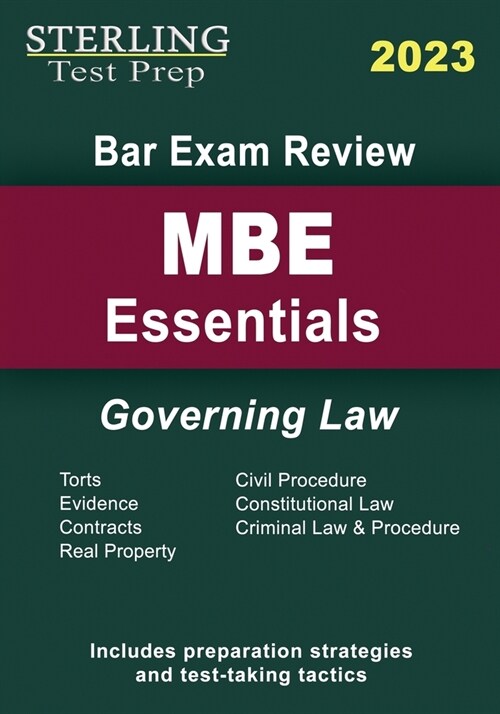 Sterling Bar Exam Review MBE Essentials: Governing Law for Bar Exam Review (Paperback)
