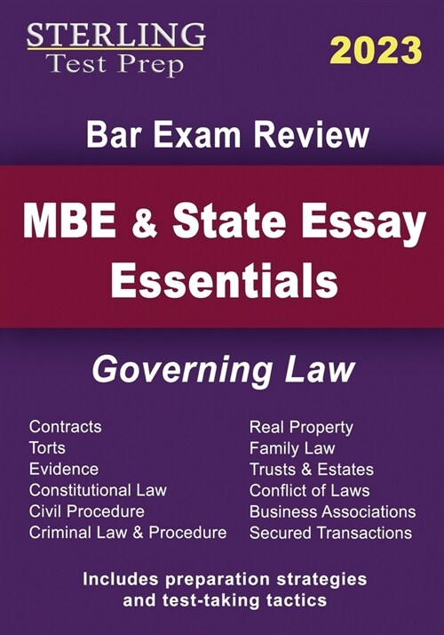 MBE and State Essay Essentials: Governing Law for Bar Exam Prep (Paperback)