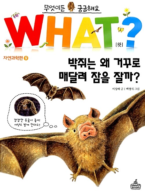 WHAT 왓? 9 박쥐는 왜 거꾸로 매달려 잠을 잘까?