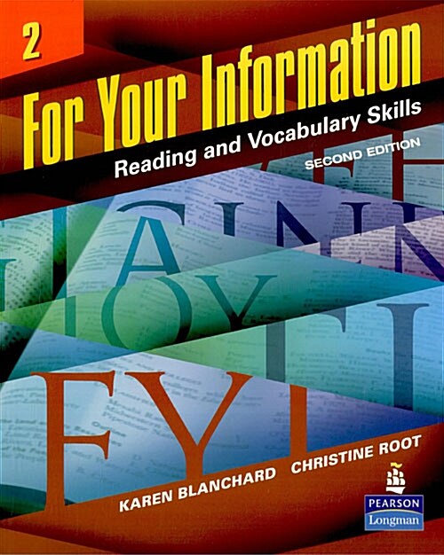 [중고] For Your Information 2: Reading and Vocabulary Skills (Paperback, 2)