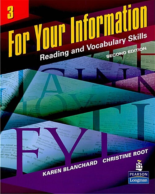 [중고] For Your Information 3: Reading and Vocabulary Skills (Paperback, 2, Revised)