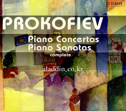 [중고] [수입] 세르게이 프로코피에프 : 피아노 협주곡, 피아노 소나타 전곡집 (5CD)