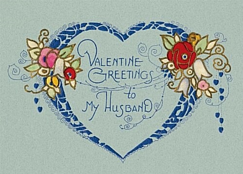 Valentines Greetings to My Husband Greeting Card [With Envelope] (Loose Leaf)