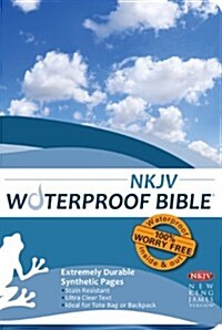 Waterproof Bible-NKJV-Blue Wave (Vinyl-bound)