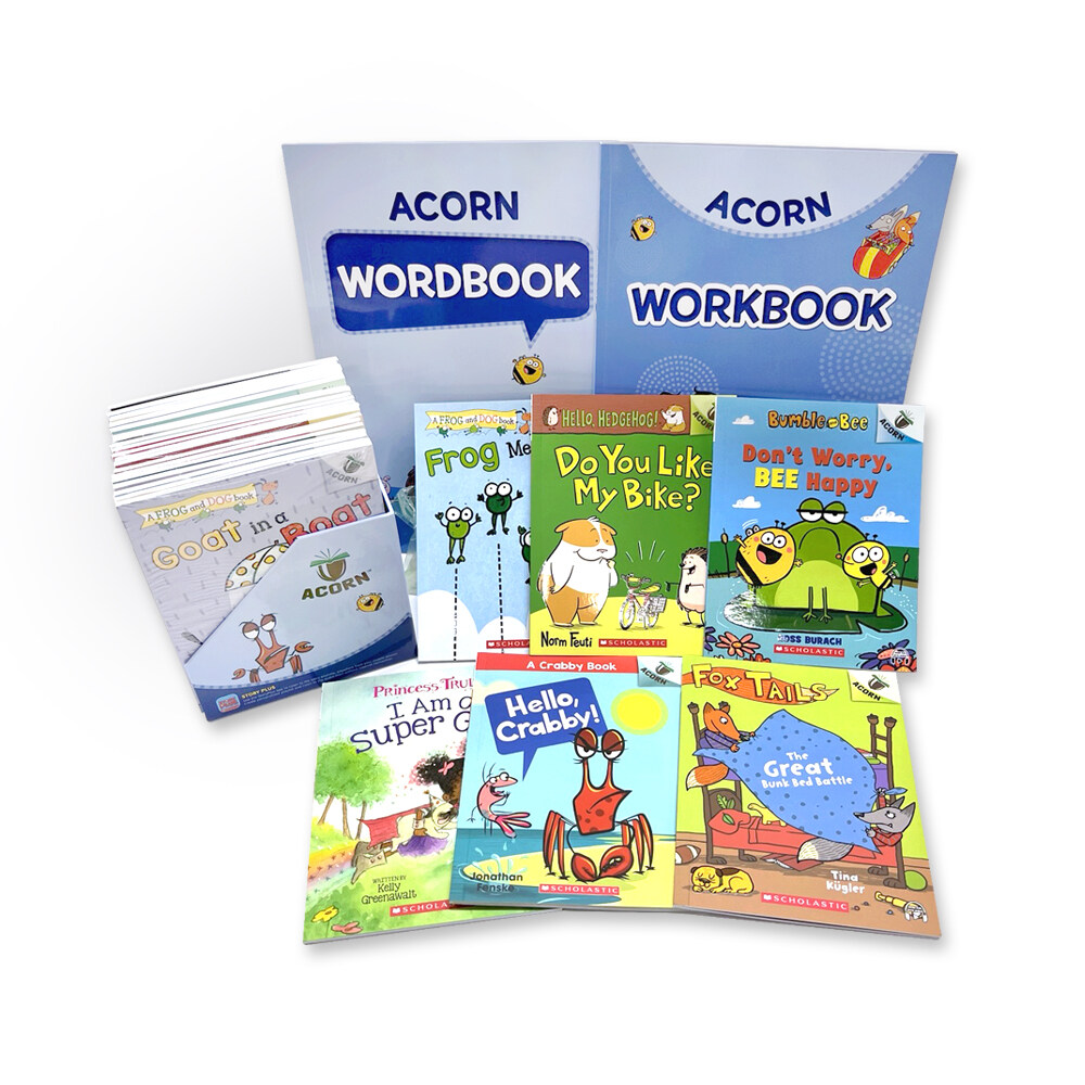 Acorn: Level A 20종 FULL SET (Paperback 20+CD+StoryPlusQR+Wordbook+Workbook)