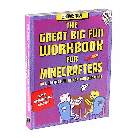 The Great Big Fun Workbook For MineCrafters (Grades 1&2) (Paperback)
