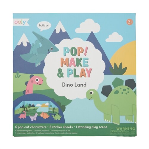 Pop! Make & Play - Dino Land (Board Games)