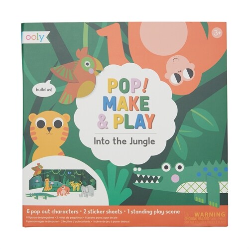 Pop! Make & Play - Into the Jungle (Board Games)