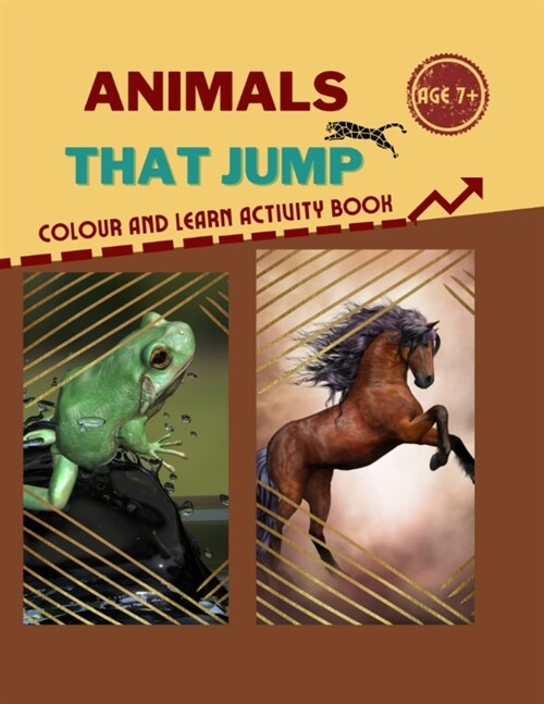 Animals That Jump: Colour and Learn Activity Book (Paperback)