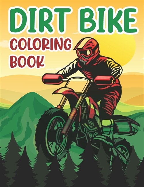Dirt Bike Coloring Book (Paperback)