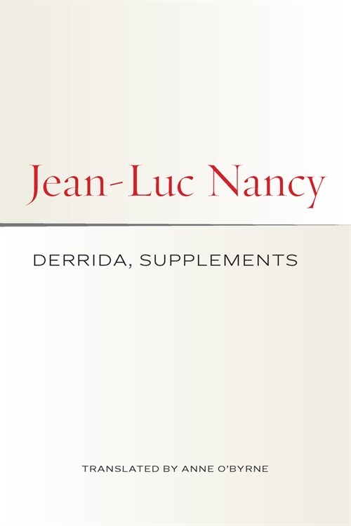 Derrida, Supplements (Hardcover)