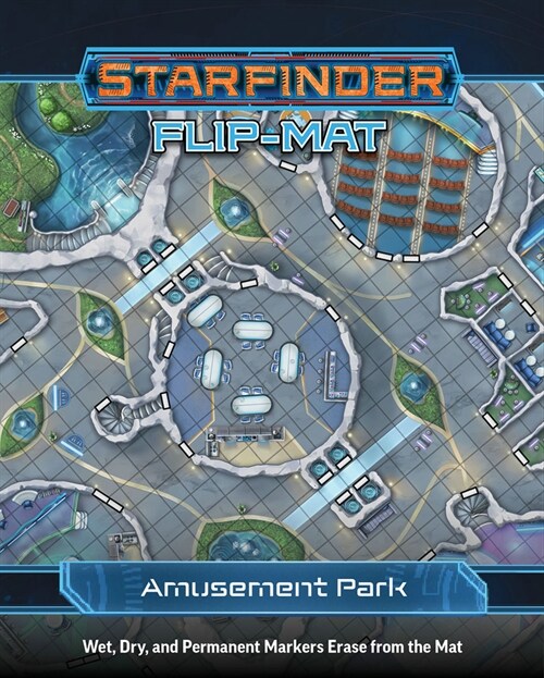 Starfinder Flip-Mat: Amusement Park (Paperback)