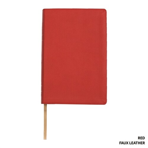 Legacy Standard Bible, Handy Size Paste-Down Red Faux Leather Red Letter (Imitation Leather)