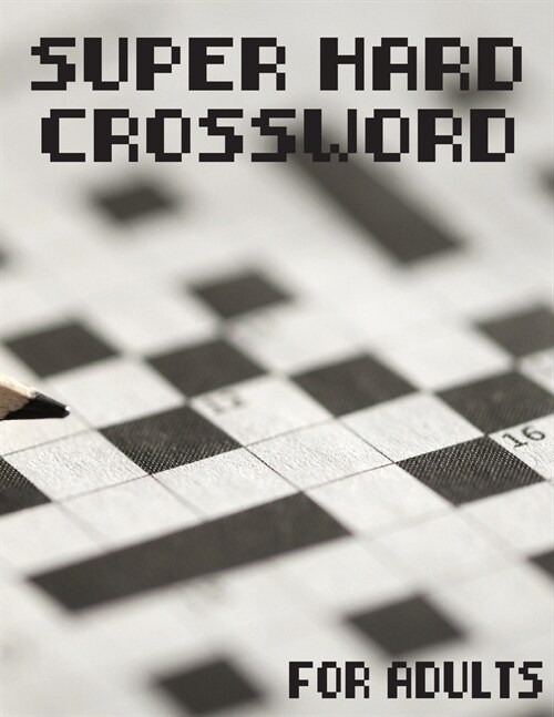 Super Hard crossword puzzle books for adults: Hard as a Rock Crosswords (Paperback)