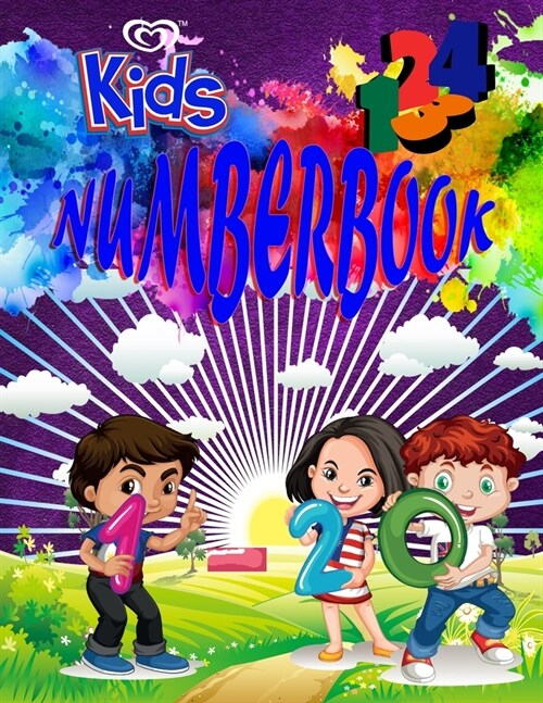 Kids Numberbook: Learn the numbers 1-20 in a fun and easy way (Paperback)