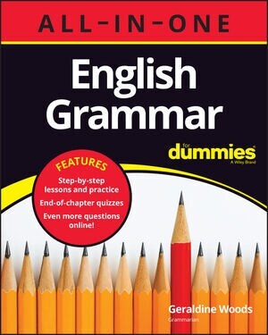 English Grammar All-In-One for Dummies (+ Chapter Quizzes Online) (Paperback)