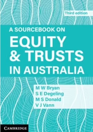 A Sourcebook on Equity and Trusts in Australia (Paperback, 3 Revised edition)