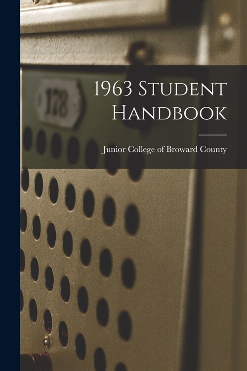 1963 Student Handbook (Paperback)
