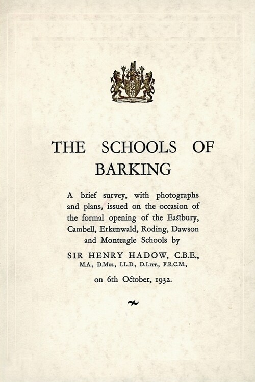 The Schools of Barking (Paperback)