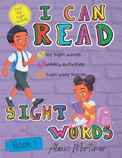 I Can Read Sight Words Book 1: Sight Word Activity and Color Book (Paperback)