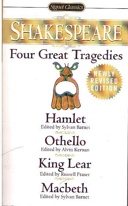 [중고] Four Great Tragedies: Hamlet; Othello; King Lear; Macbeth (Mass Market Paperback, Revised)
