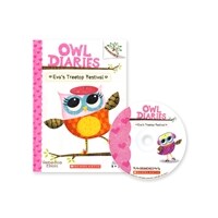 Owl Diaries #1 : Eva's Treetop Festival (Paperback + MP3 CD + Storyplus QR)