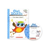 Owl Diaries #2 : Eva Sees a Ghost (Paperback + MP3 CD + Storyplus QR)