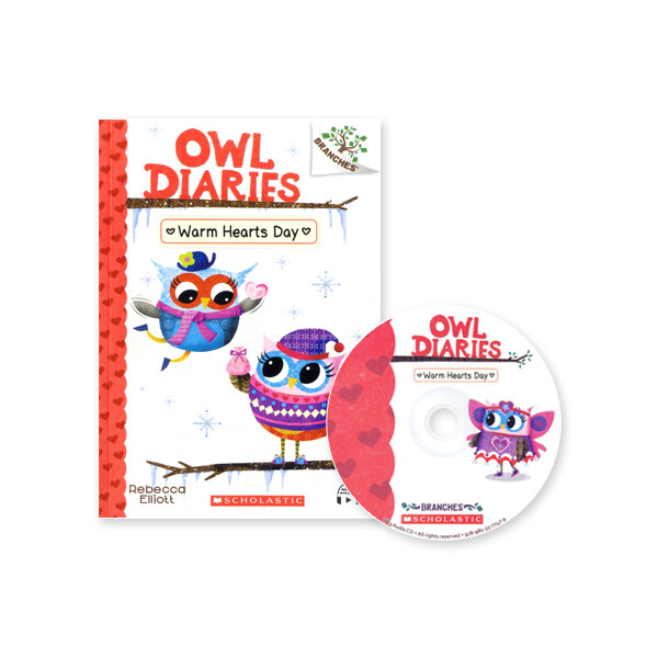 Owl Diaries #5 : Warm Hearts Day (Paperback + MP3 CD + Storyplus QR)