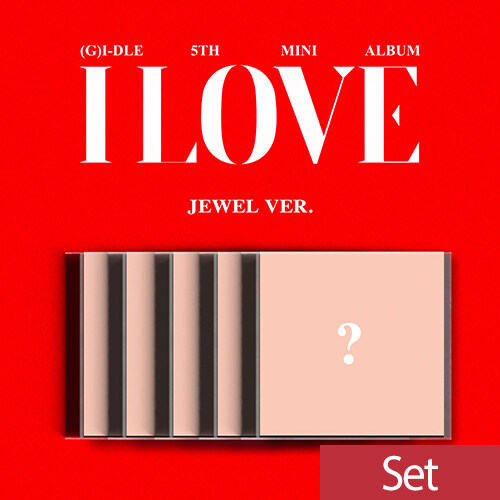 [SET] (여자)아이들 - 미니 5집 I love (Jewel Ver.) [버전 5종 세트]