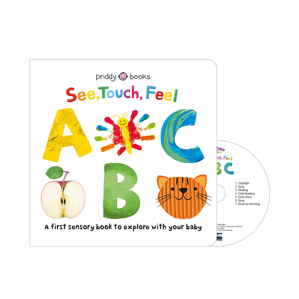 Pictory Set Infant & Toddler 37 : See, Touch, Feel ABC (Board Book + Audio CD )