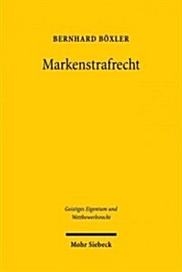 Markenstrafrecht: Geschichte - Akzessorietat - Legitimation - Perspektiven (Paperback)