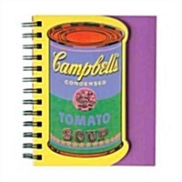 Andy Warhol Soup Can Layered Journal (Spiral)