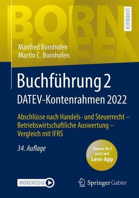 Buchfuhrung 2 DATEV-Kontenrahmen 2022 (WW, 34th)