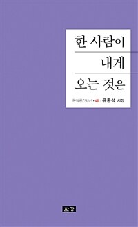 한 사람이 내게 오는 것은 : 류중석 시집
