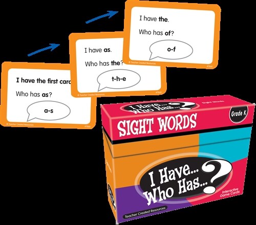 I Have... Who Has...? Sight Words Game (Gr. K)