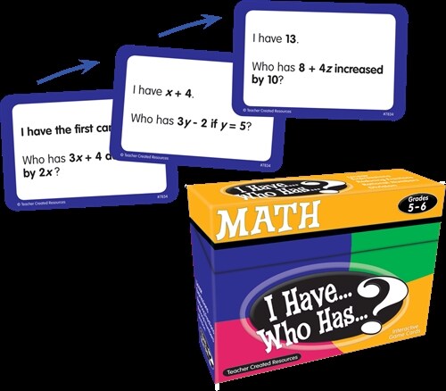 I Have... Who Has...? Math Game (Gr. 5-6)